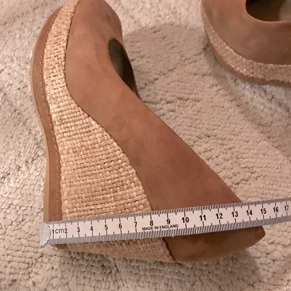 EUC Stuart Weitzman Wedge peep toe shoes - Picture 5 of 6